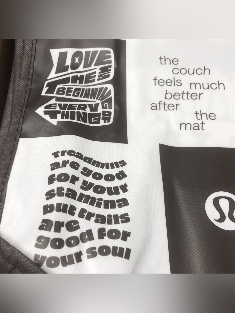 Bulk Lot of 50 Lululemon 2026 Size L Reusable Shopping Tote Lunch Bag Yoga New